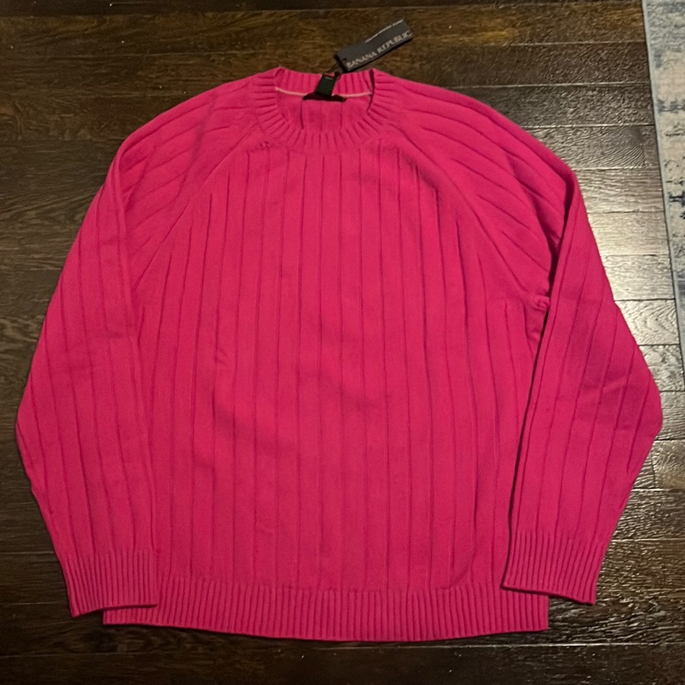 Banana Republic fuchsia sweater